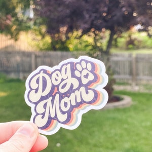 Dog mom sticker, Dog stickers, Glossy Dog Mama Sticker, Dog Lover Gifts, Dog mom gift, christmas gift for dog mom, kindle accessory
