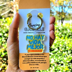 Llavero acrílico "La mejor vida" de los testigos de Jehová | JW Regalos para testigos de Jehová | Bautismo JW | Regalo Precursores Regular
