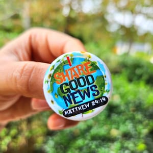 JW Good News Pins | Regular Pioneer School Ministry Pins | JW International Convention Assembly Gift Pins | Best Life Ever Brooch | JW Gift