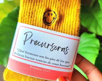 JW Regalos | Spanish Printable Pioneer Sock Label PDF | JW Gifts | Pioneer School Gifts | Best Life Ever | Regalos para Escuela de Precursor