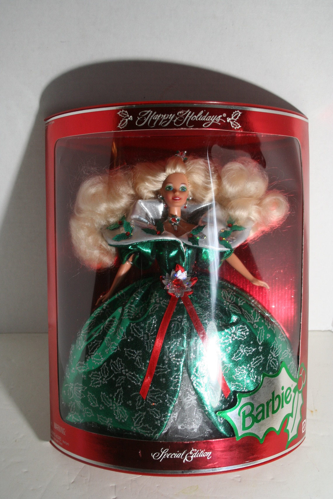 Barbie Happy Holidays Green Dress Doll 1995 - Etsy