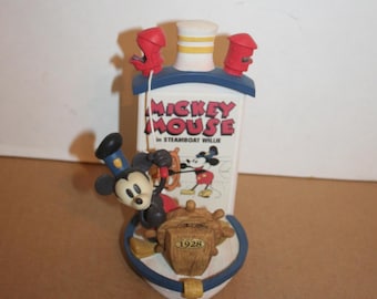 Mickey Mouse A Steamboat Willie 1928 Porcelain Figurine