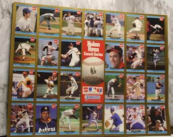 Nolan Ryan BaseBall Vtg. SportsCard Donruss/Coca Cola/7-11  Promo Sheet 1992