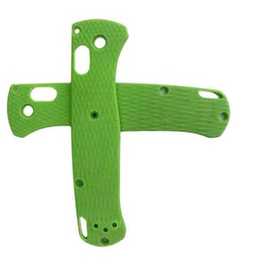 Benchmade Bugout 535 Replacement Scale Kit / GREEN G-10 Diamond Grind / CNC Knife Upgrades / Benchmade Bugout 535 Only - 2x Scales