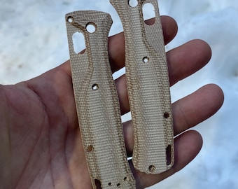 Benchmade Bugout 535 Replacement Scale Kit  MICARTA Original Series  Benchmade Bugout 535 Only - 2x Scales