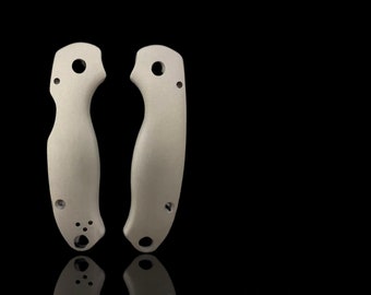Spyderco Para 3 Waage PM3 Set Metall Serie Glatte Oberfläche Nur Spiderco Para 3 - 2x Waage - Silber