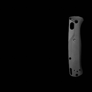 Benchmade Bugout 535 Replacement Scale Kit / BLACKOUT Metal OGT Pattern / CNC Knife Upgrades / Benchmade Bugout 535 Only - 2x Scales
