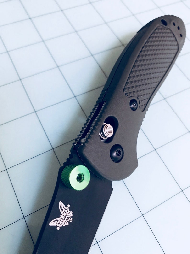 Benchmade Griptilian Mini Griptilian Custom Green Big Wheel Etsy