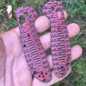 Mini Griptilian Scale Set / G-10 gerillte Oberfläche / Mini Griptilian Modelle nur (nicht groß) 2x Scales
