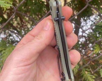 Daumen Pin für Benchmade Taschenmesser SLIM GRINDER EDGE schwarz eloxiert (1x Daumen Pin)