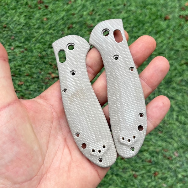 Benchmade Griptilian (Large) Scale Set / Micarta Smooth Finish / Large Griptilian Models Only - 2x Scales