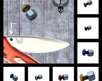 Benchmade Models Thumb Stud Custom Colour Back Cap Thumb Stud (Color Options)