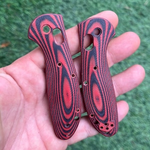 Mini Griptilian Scale Set / G-10 Glatte Oberfläche / Nur Mini Griptilian Modelle (Not Large) 2x Scales