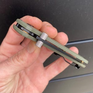 Fits Benchmade Models TITANIUM DOUBLE GRINDER Thumb Stud • Custom Replacement Thumb Stud Benchmade Models In Description / 1x Thumb Stud