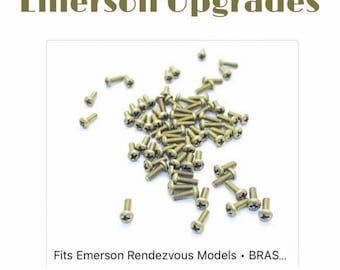 Emerson pocketclipschroeven 3x messing kruiskopclipschroeven Commander Bulldog CQC A-100 Patriot Sheepdog + meer Emerson-modellen vermeld
