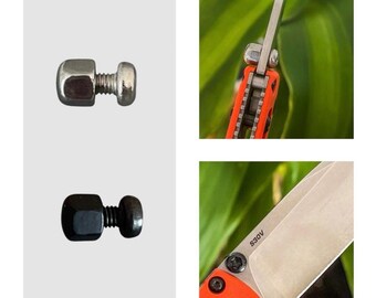 Benchmade COMBO Thumb Studs (2x Pack) Single HELMET Thumb Studs Upgrade Benchmade Models In Description