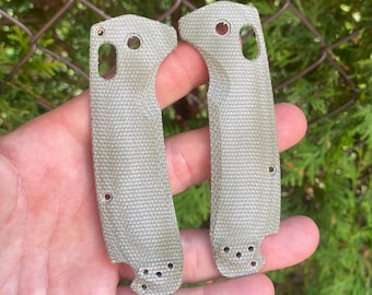 Kit de repuesto de escamas Benchmade Northern Fork Micarta Serie Original Northern Fork solamente - 2 escamas