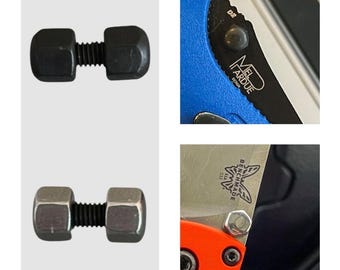 Benchmade COMBO Thumb Studs (2x Pack) Double HELMET Thumb Studs Upgrade Benchmade Models In Description