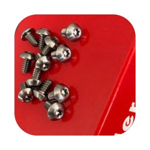 Spyderco Native 5 G-10 FRN Pocket Clip Screws 3x Titanium Torx Grade 5 Made In USA PM2 PM3 Canis Manix 2 Spyderco Models In Description
