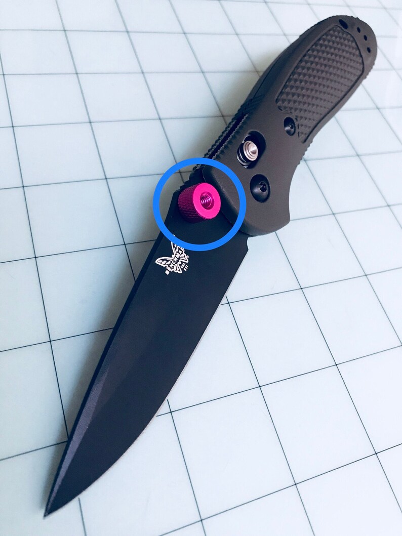Benchmade Griptilian Mini Griptilian Custom Pink Big Wheel Etsy
