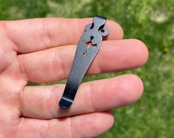Ersatz-Taschenclip für Emerson Knives Crusader Cross Black Titanium Deep Carry Emerson Modelle unten aufgeführt