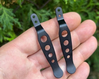 Zero Tolerance 0560 0561 0808 0095 0450 0456 0850 0055 - 1x Black TITANIUM Replacement Pocket Clip • ZT Models Listed