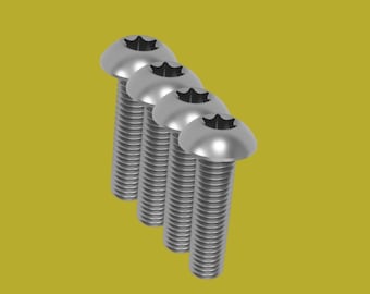 M2 Tread - Length Options • TITANIUM TORX Screws 612 Pack Options