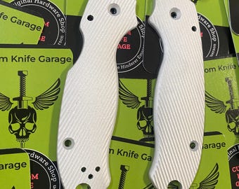 Spyderco Para 3 Waage PM3 Set Metall Serie Liniertes FinishSpyderco Para 3 Nur - 2x Waage - Silber