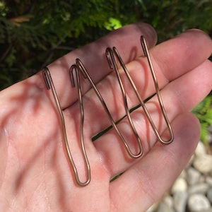 Clip de alambre de titanio y bronce de repuesto liviano para Spyderco Para 3 Más modelos de Spyderco listados Clip de bolsillo para cuchillo Spyderco • 1x Clip de bolsillo