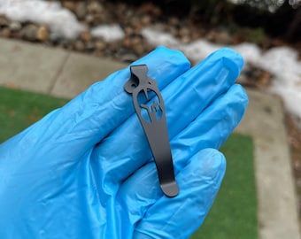 Zero Tolerance Knives • 1x Gladiator Pocket Clip • Black Titanium • Deep Carry • ZT Models Listed Below