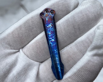 Modelos Emerson • 1x Clip de bolsillo de repuesto • Titanio CNC anodizado personalizado • Más modelos Emerson listados