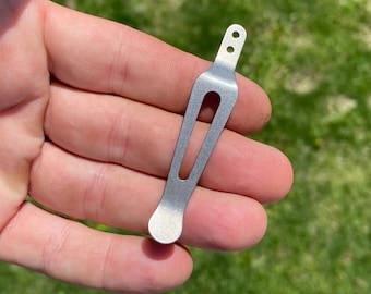 Fits Hinderer Models Replacement Pocket Clip Solid Titanium Fits Most Rick Hinderer Knives