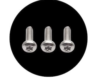 Emerson Models Pocketclip Schroeven Top GRADE 5 TITANIUM TORX vervangende schroeven (3x schroeven)