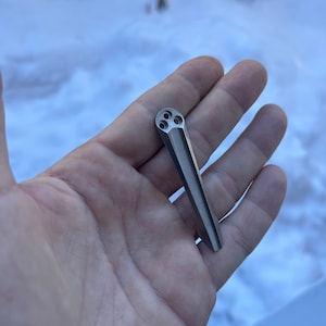 Modelos Spyderco PM2 PM3 • 1 clip de bolsillo 3D de repuesto • Titanio CNC • Más modelos Spyderco enumerados