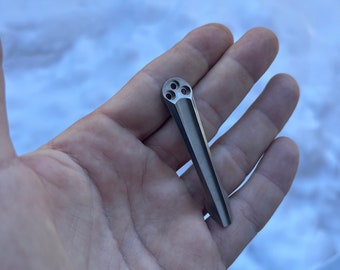 Spyderco Models PM2 PM3 • 1x Replacement 3D Pocket Clip • CNC Titanium • More Spyderco Models Listed