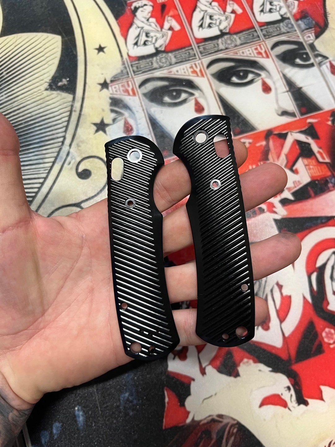Benchmade Griptilian 550 551 large Scale Set / Metal Lined Finish / Large Griptilian Models Only