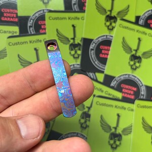 Spyderco Para 3 Lightweight Pocket Clip Heavy Duty CNC TIMASCUS Compatible With Many Spyderco Models Listed Spyderco Knives