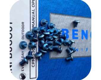 Pocket Clip Screws For Benchmade Models 3x Titanium Anodized BLUE TORX Compatible Models In Description