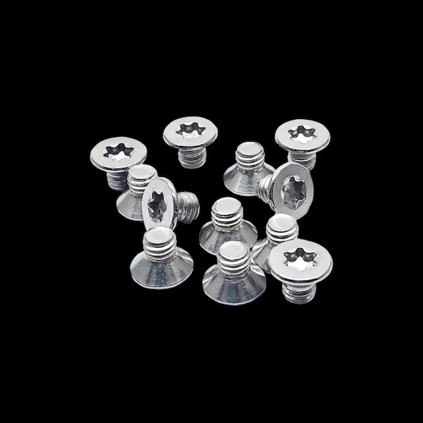 M2 Tread - Length Options • TITANIUM TORX Countersunk Screws 6/12 Pack Options