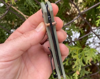 Daumen Pin für Benchmade Knives SLIM GRINDER EDGE eloxierte Bronze (1x Daumen Pin)