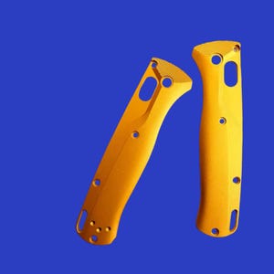 Fits Benchmade Bugout 535 Replacement Scale Kit / GOLD OG ORIGINAL Metal Series / Benchmade Bugout 535 Only - 2x Scales Benchmade Bugout