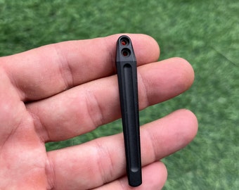 Zero Tolerance 0560 0561 0808 0095 0450 0456 0850 0055 - 1x CNC TITANIUM Replacement Pocket Clip • ZT Models Listed  Black