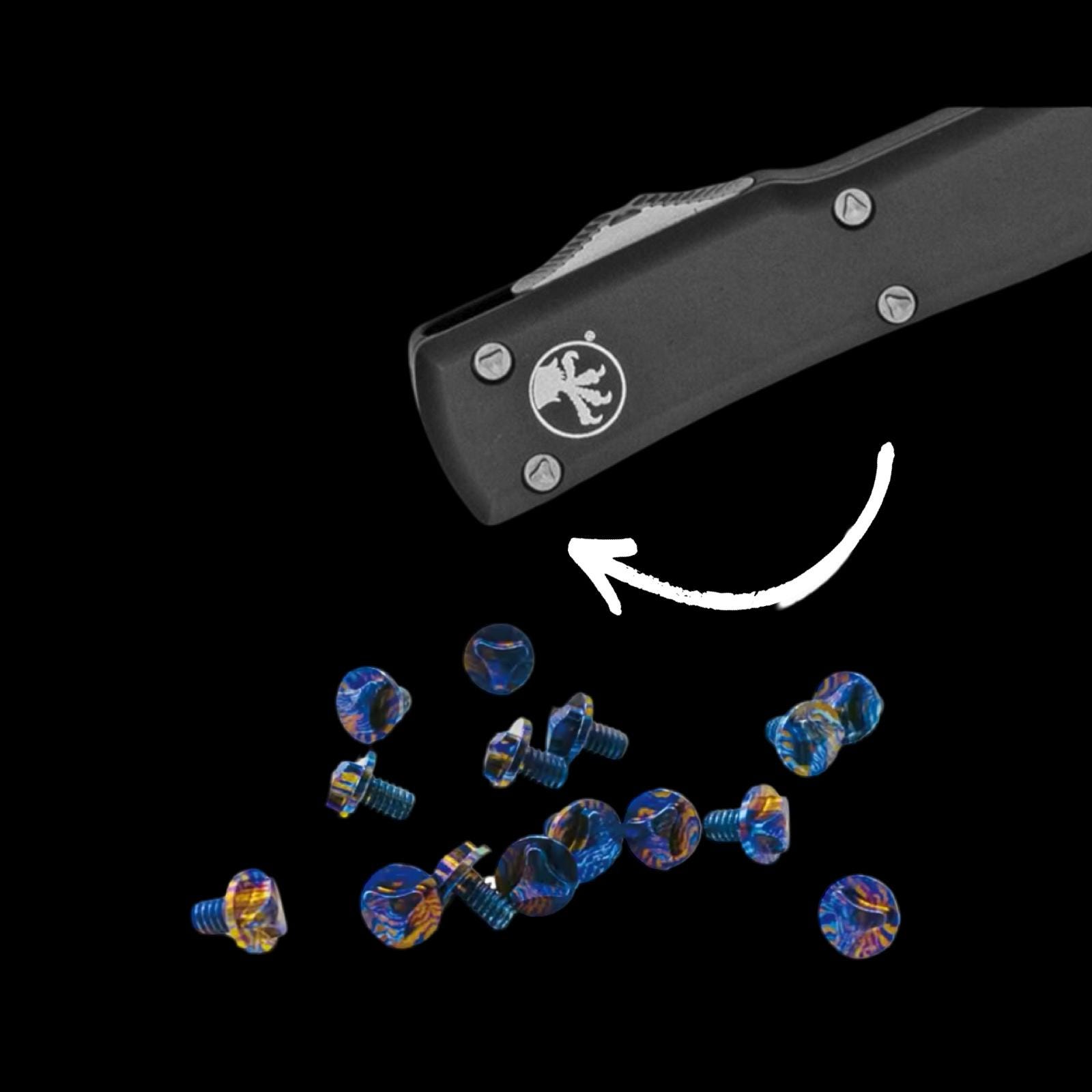 Amazon.co.jp: 6 個のスケールハンドルネジ、Microtech