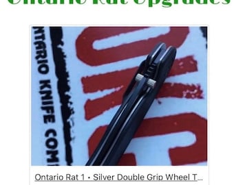 Ontario Rat 1 + Rat 2 Knives Replacement Thumb Stud - DOUBLE GRIND Thumb Stud (1x Thumb Stud)