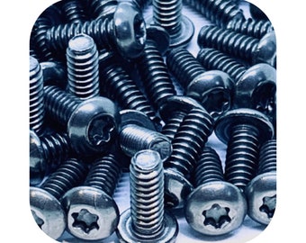 2-56 Tread Length Options • Titanium TORX Screws Grade 4 Titanium Replacement Knife Screws Hardware Pocket Clip Screws 612 Pack Options