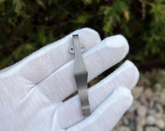 Zero Tolerance Models - 1x RAW Titanium Pocket Clip • Slim V Deep Carry • ZT Models Listed