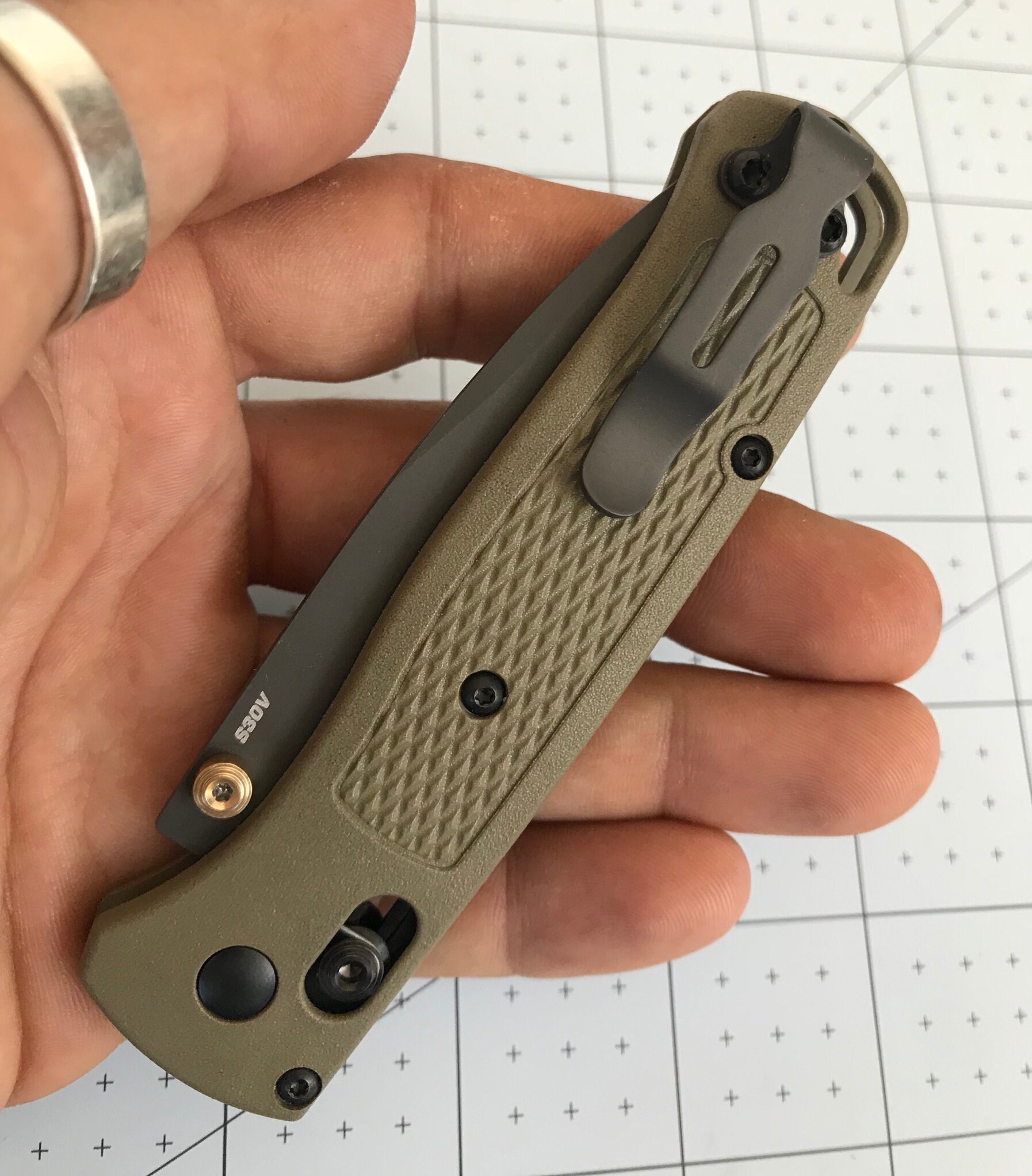 Fits Benchmade Mini Bugout Models \u2022 Military SLOTTED Pocket Clip