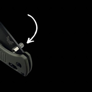 Benchmade Boost Freek 950 Rift Thumb Stud Custom Double Hexagon Thumb Stud  Benchmade Models In Description / 1x Thumb Stud / Hexagon Series
