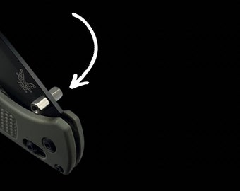 Fits Benchmade Models Thumb Stud Custom Double Hexagon Thumb Stud  Benchmade Models In Description  1x Thumb Stud  Hexagon Series