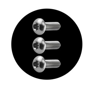 Spyderco Knives Pocket Clip Screws 3x Titanium TORX Grade 5 Made In USA Paramilitary 2 Para 3 Manix 2 Spyderco Models In Description